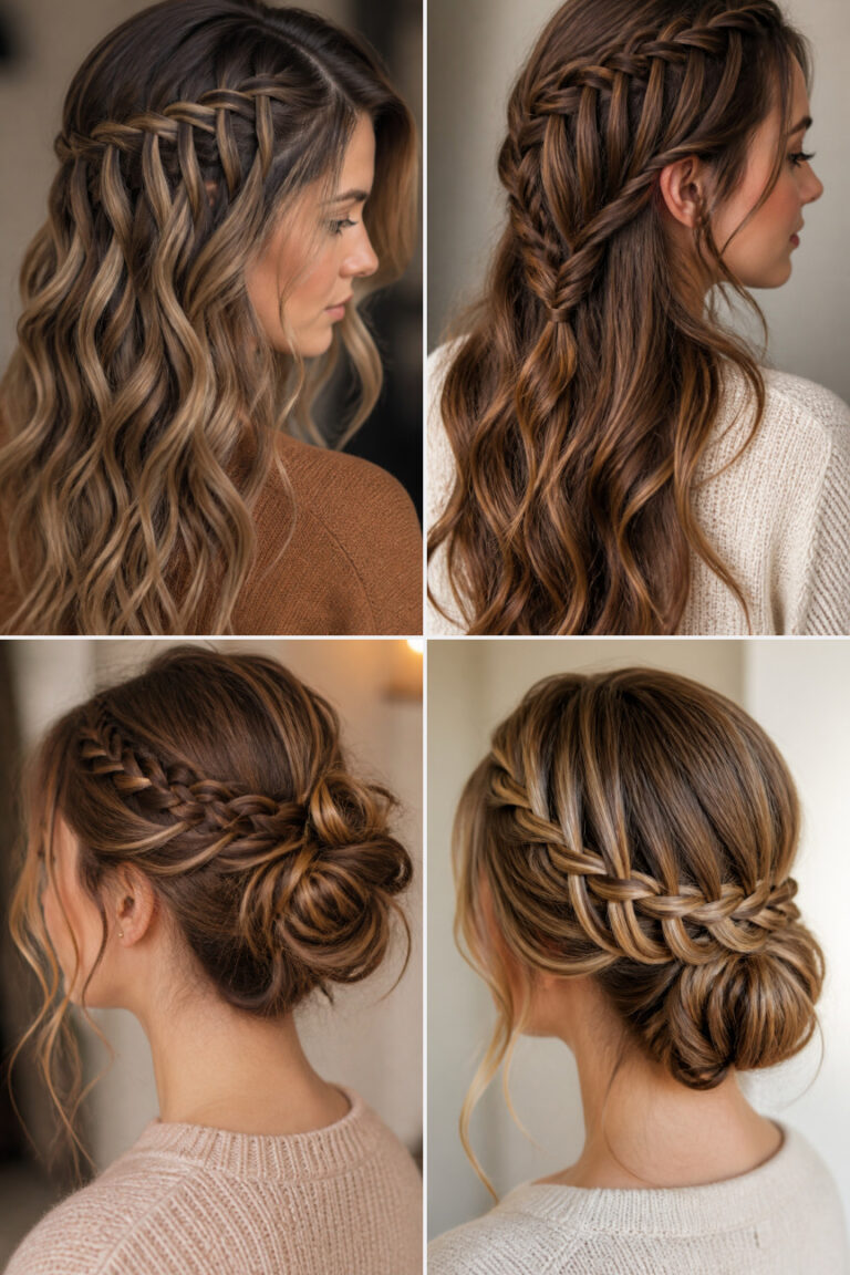 15 Waterfall Braid Hairstyles to Wear This Thanksgiving Season