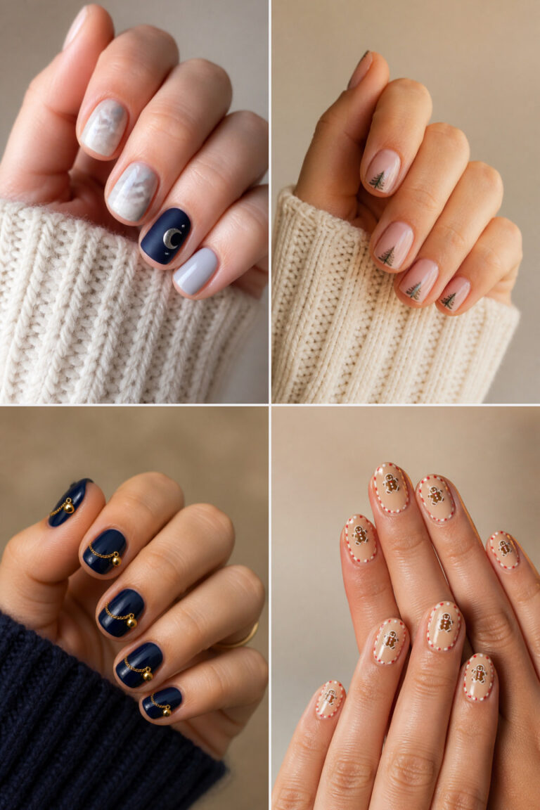 25 Christmas Nail Designs for Short Nails That Feel Festive Without Being Too Much