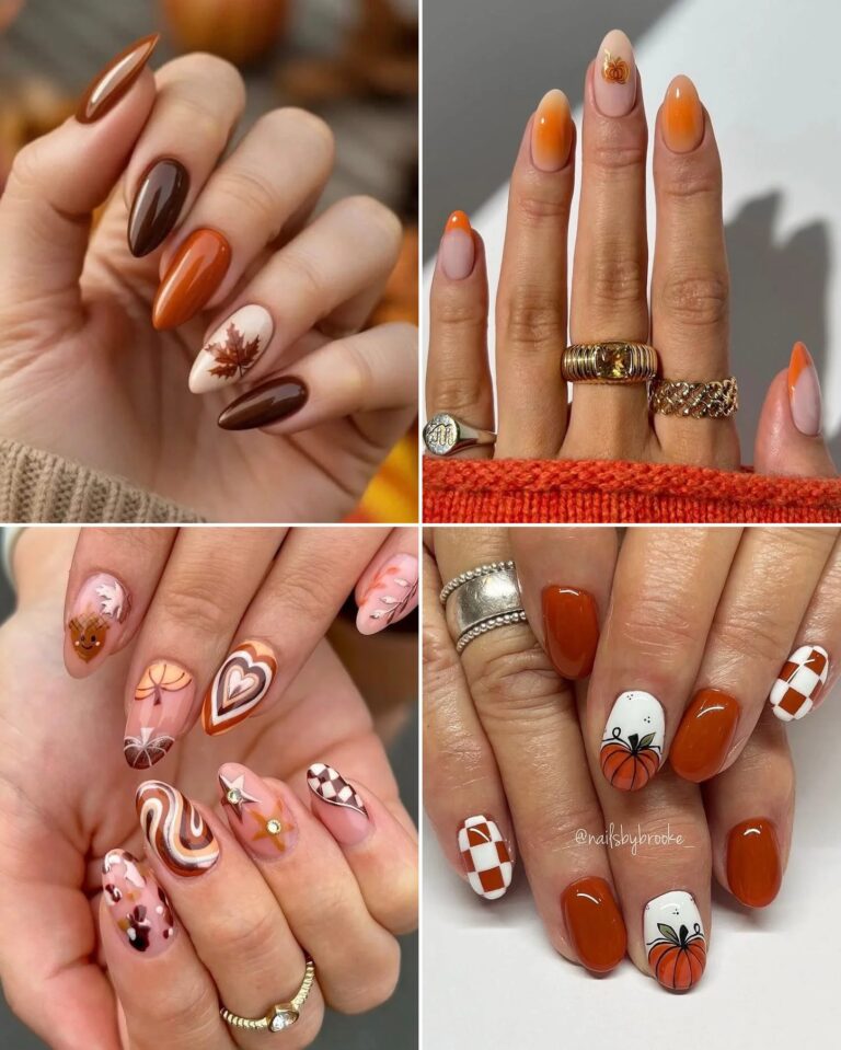 34 October Nail Ideas for Cozy Fall & Halloween