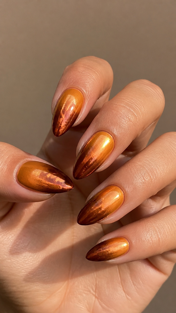 Autumn Moon Chrome Ombre