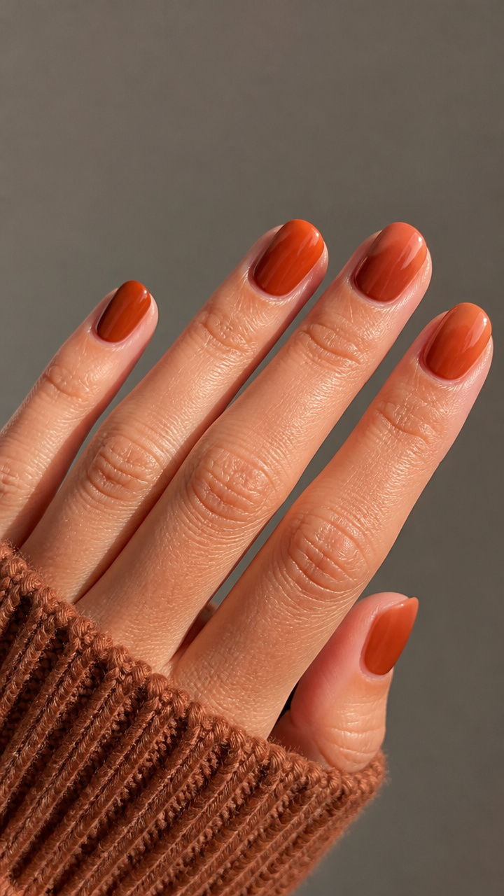Autumn Ombre in Rust and Terracotta