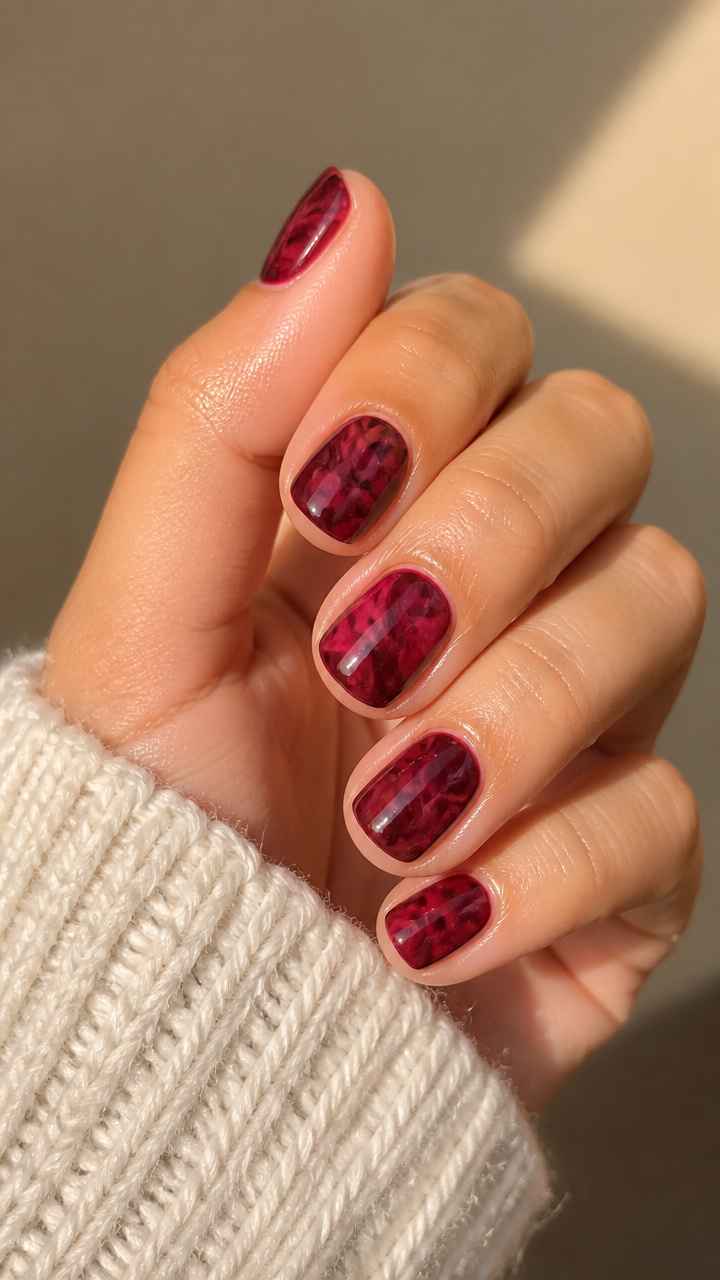 Berry Marbled Swirls