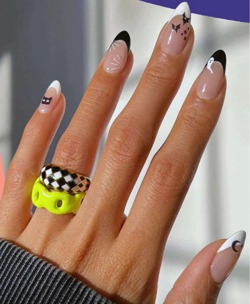 Black White Halloween Tips