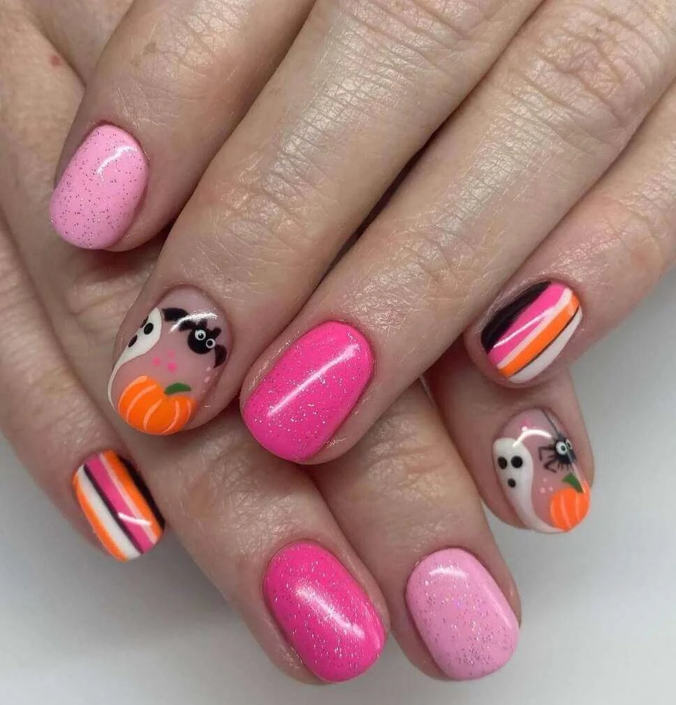 Bright Pink Candy Stripes