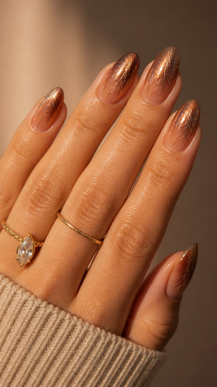 Bronze Feather Ombre