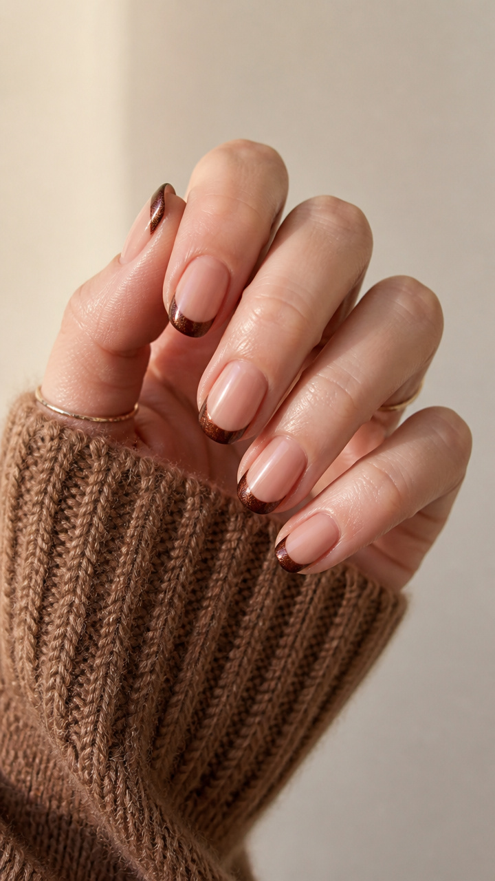 Chestnut Crushed Satin Tips