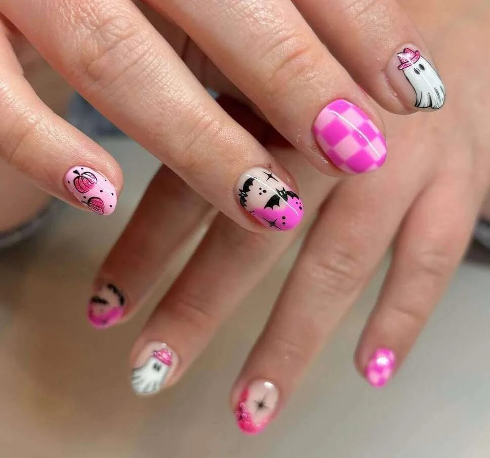 Cowgirl ghost nails