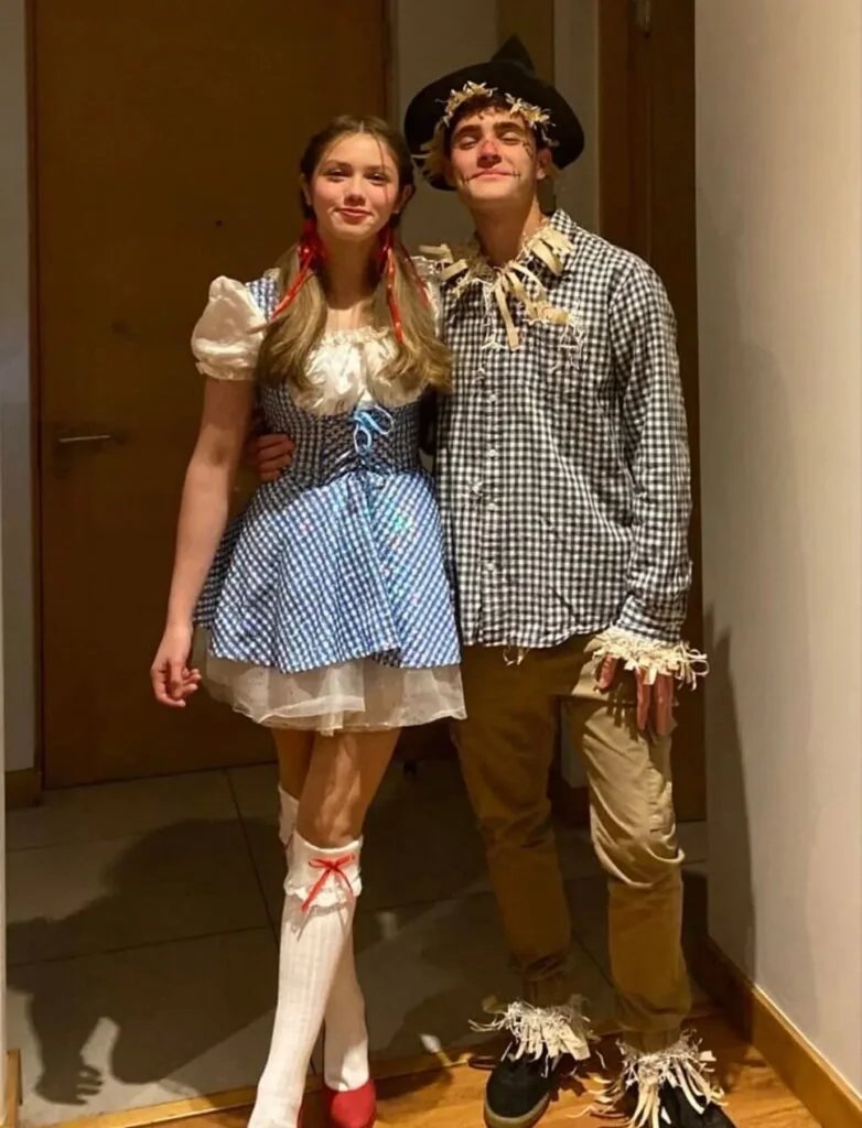 Dorothy and Scarecrow costumes