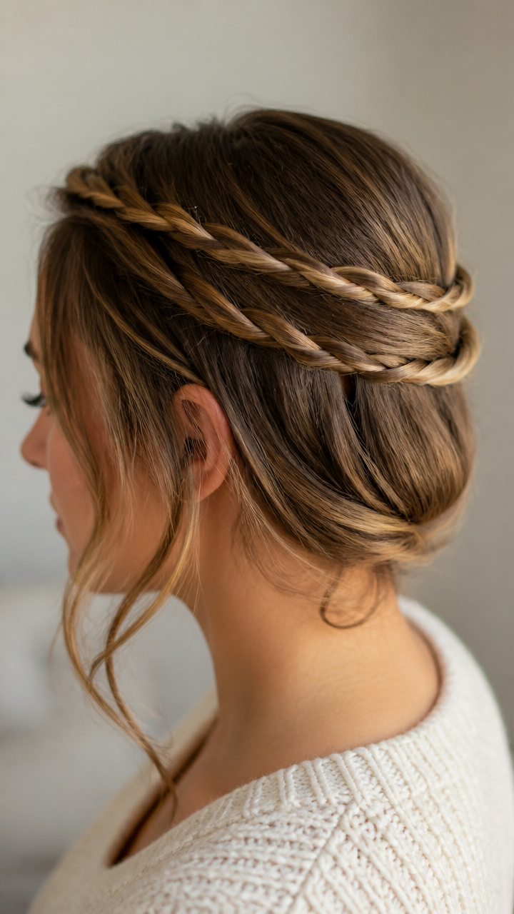 Double Twist Crown with Gap