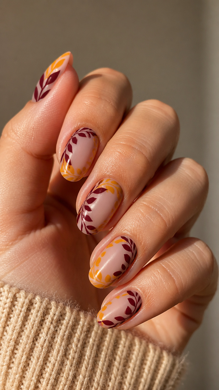 Fall Foliage Negative Space