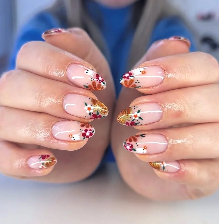 Floral Pumpkin Tips