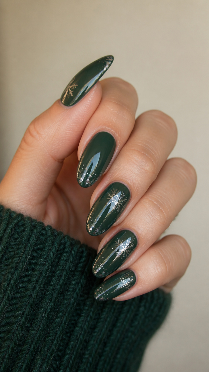 Frosted Evergreen Accents