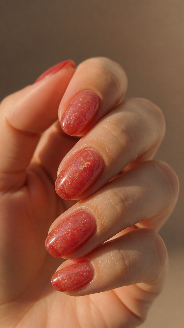 Frosted Red Glass Effect