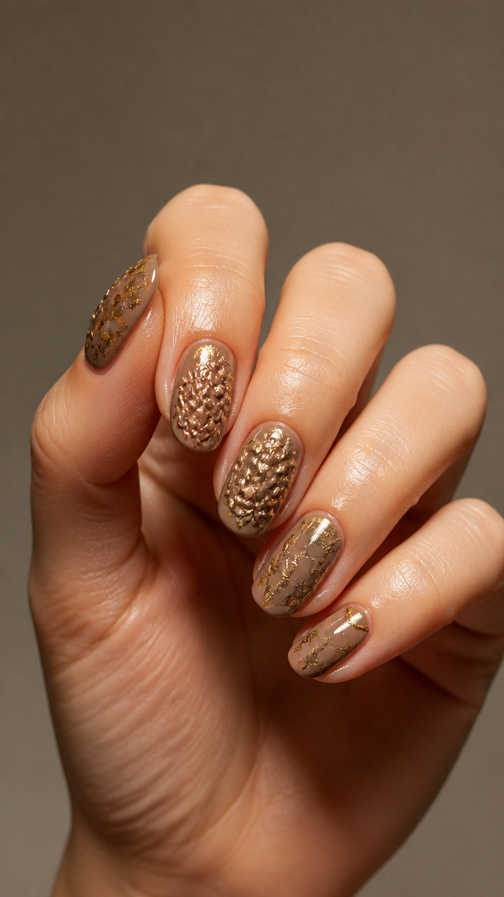 Gilded Pinecone Texture