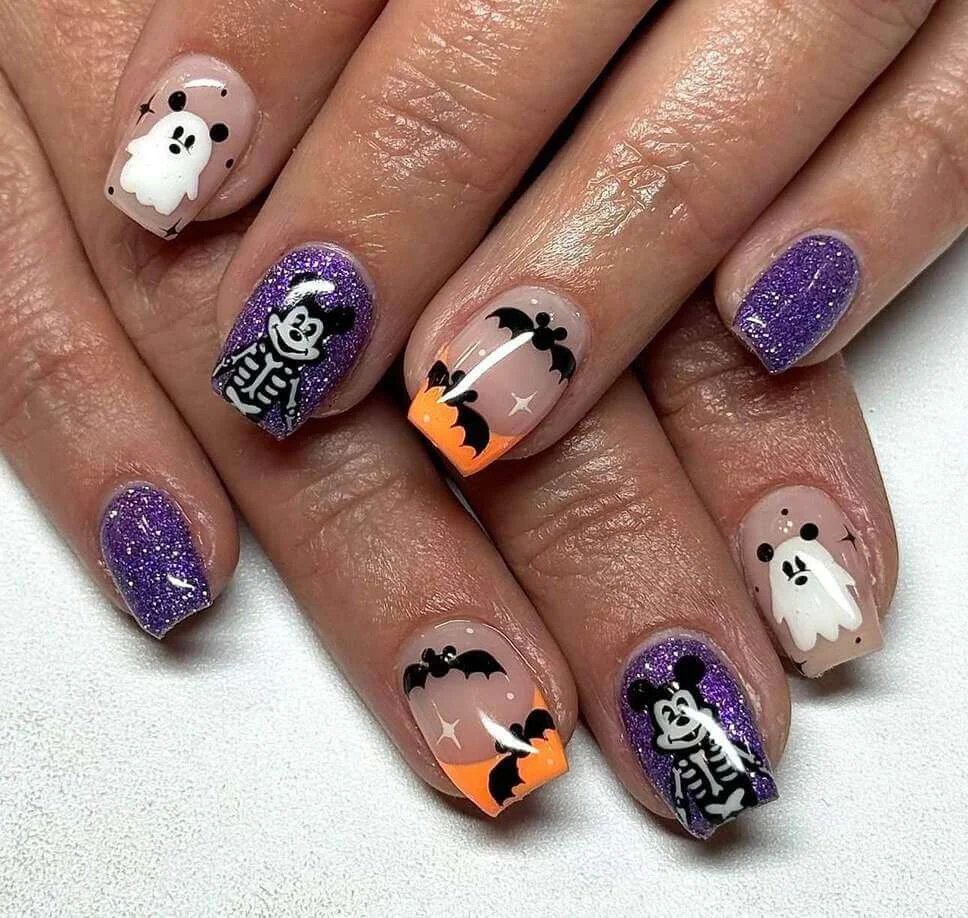 Glitter Bats and Mickey