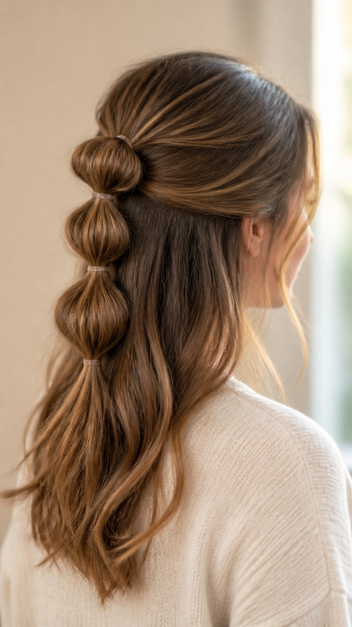 Half-Up Bubble Pony