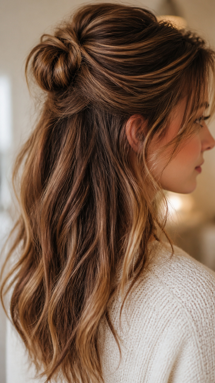 Half-Up Knot with Volume