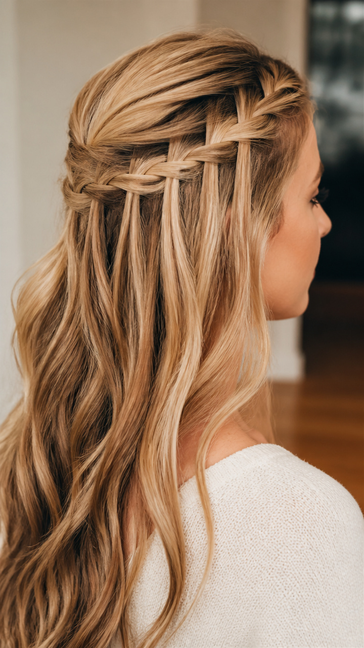 Half-Up Waterfall with Volume Top