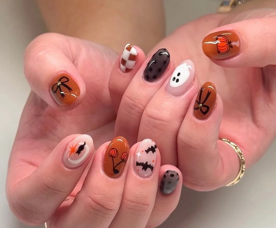 Halloween Mix Nails