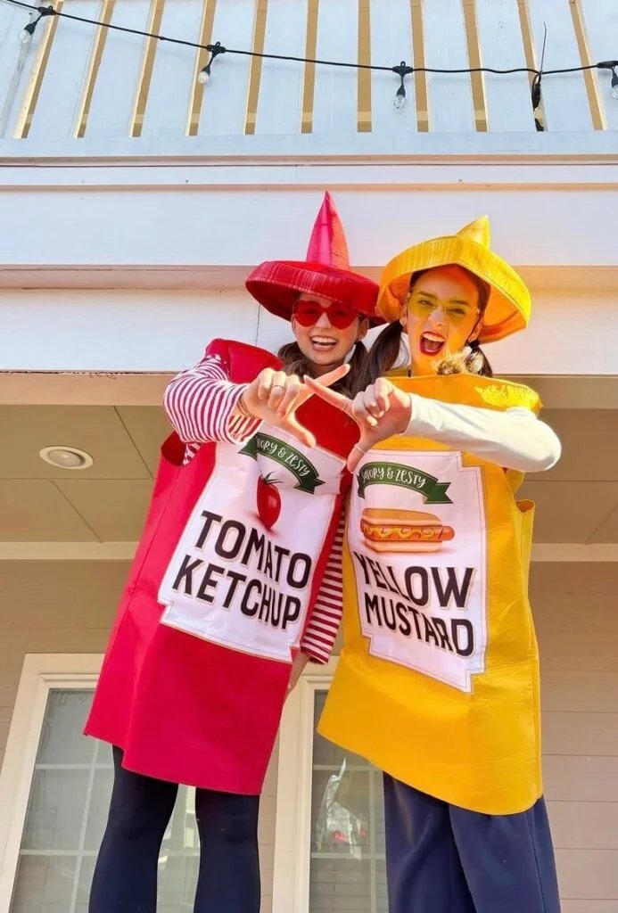 Ketchup and Mustard Bottles