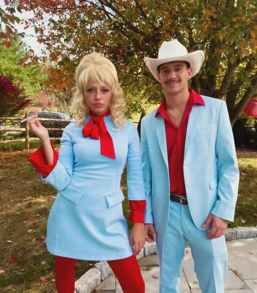 Lady Gaga and Bruno Mars costumes