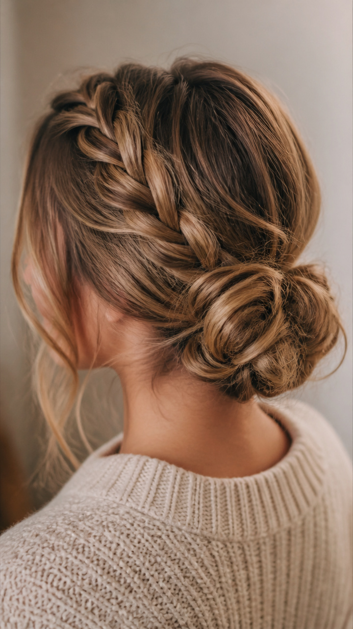 Loose Braid into Bun
