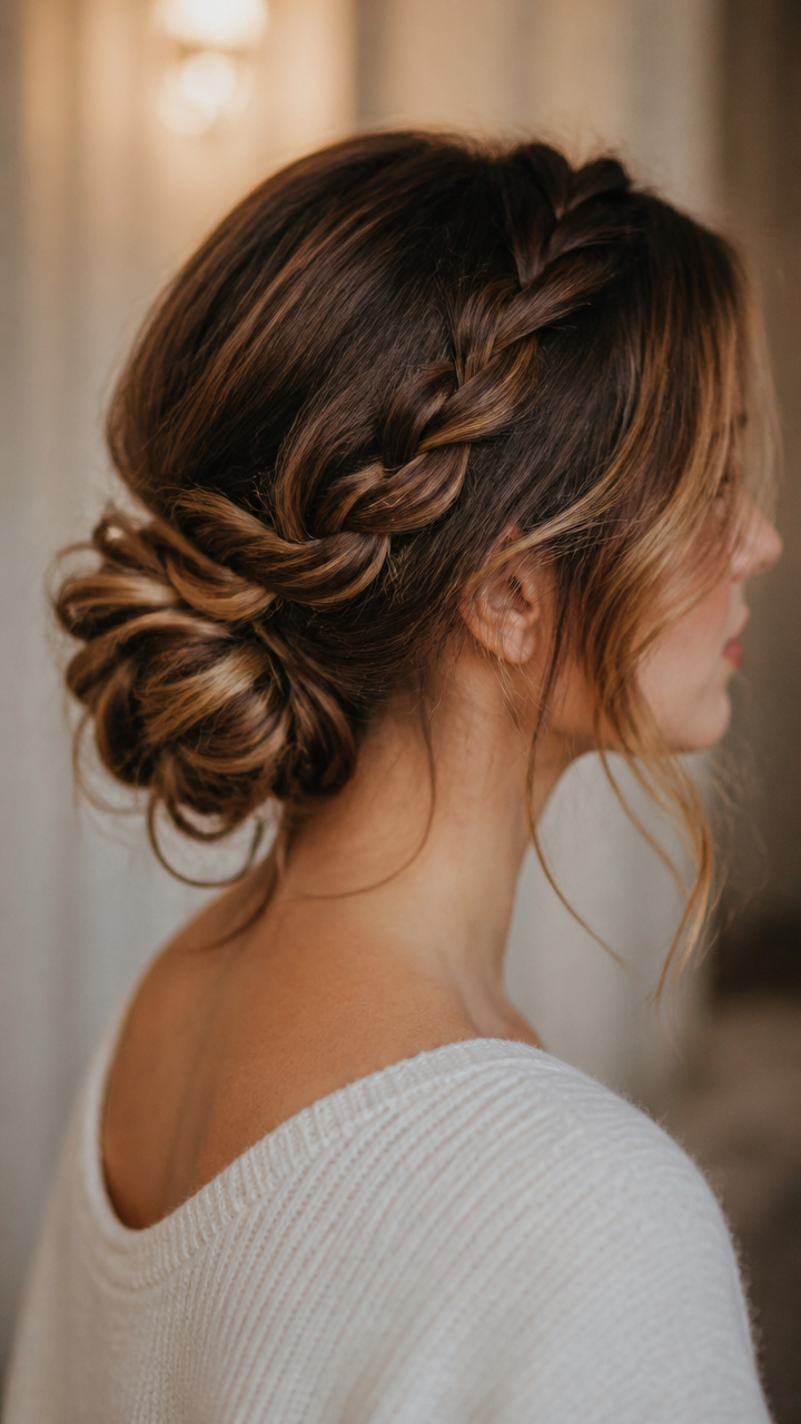 Loose Braided Bun