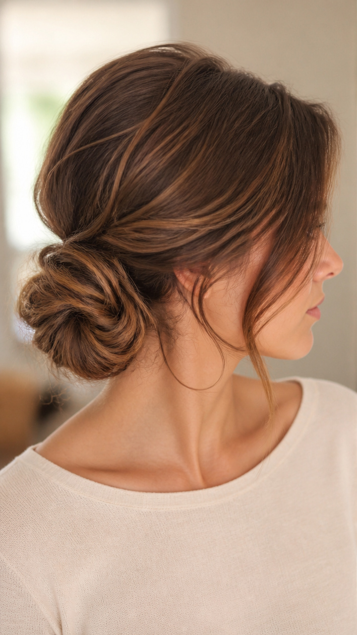 Loose Side-Swept Bun