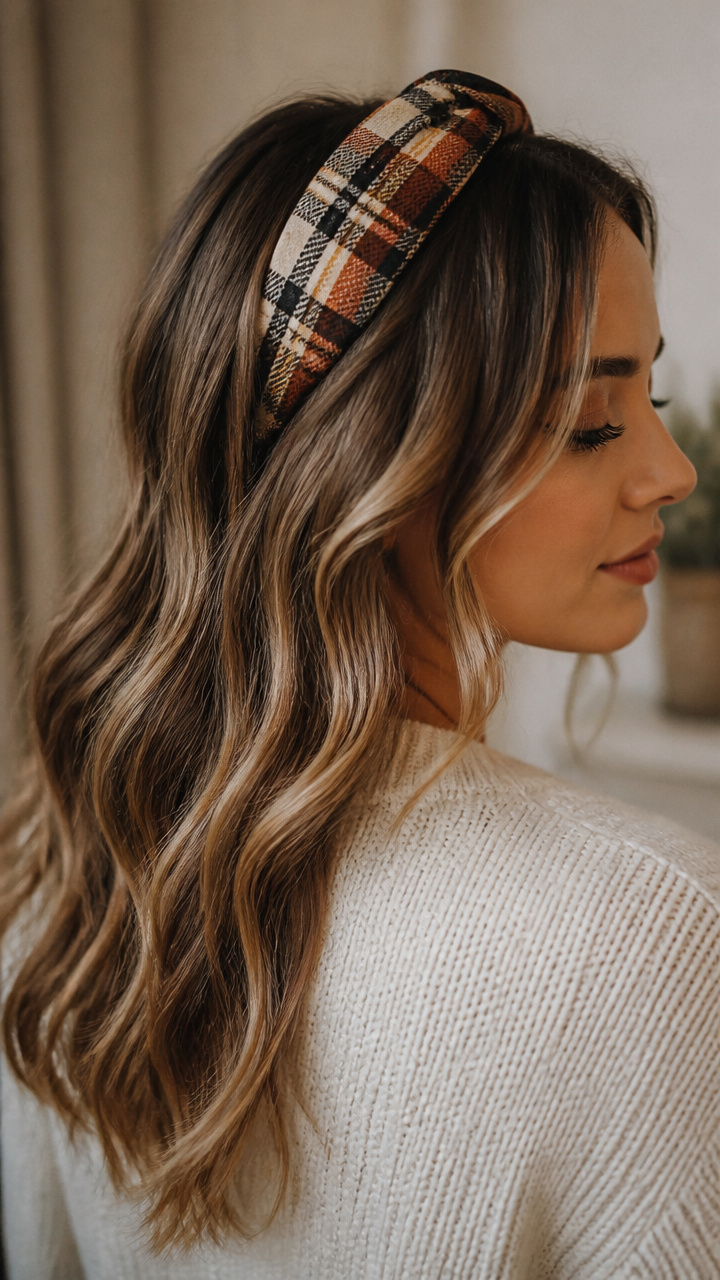 Loose Waves Under Tartan Band