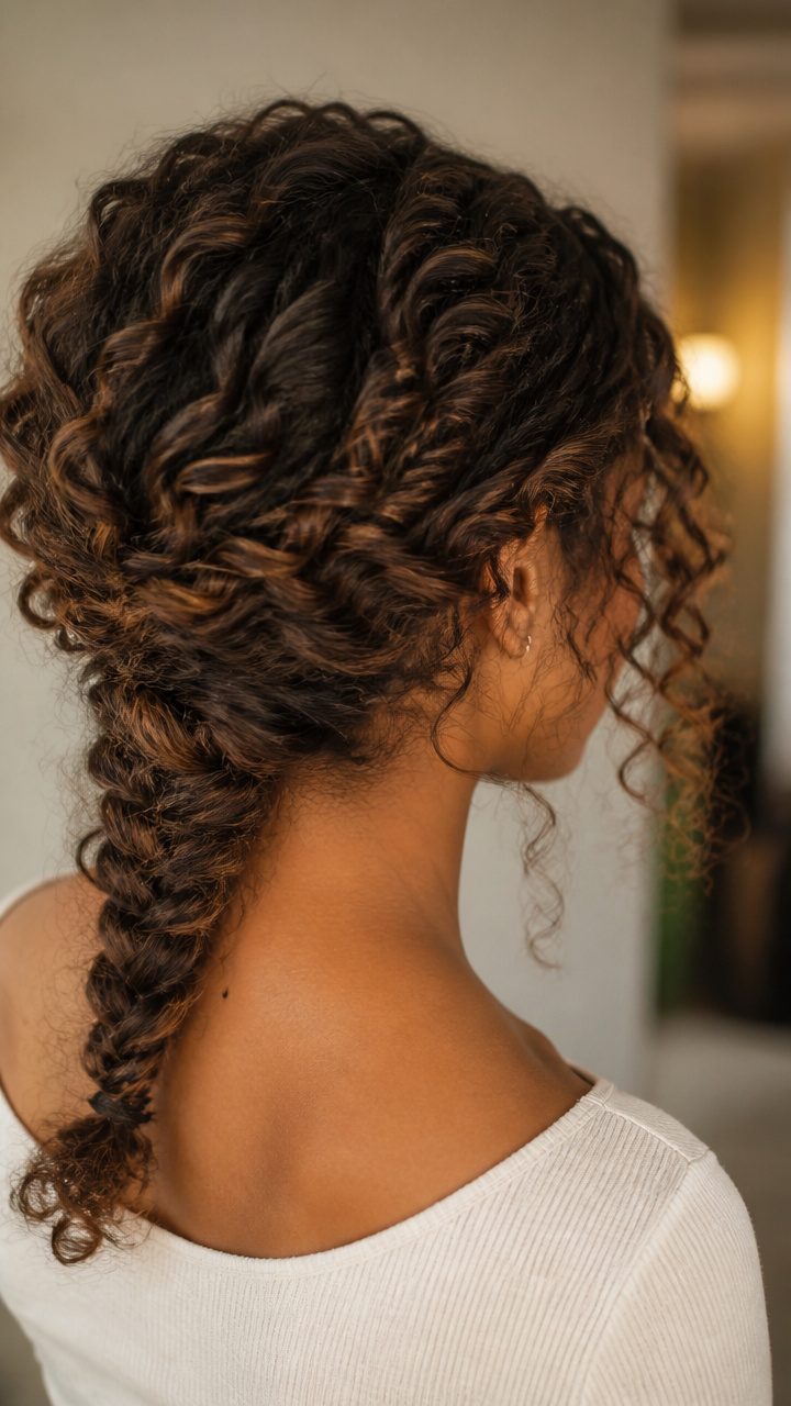 Low Fishtail with Curl Preservation