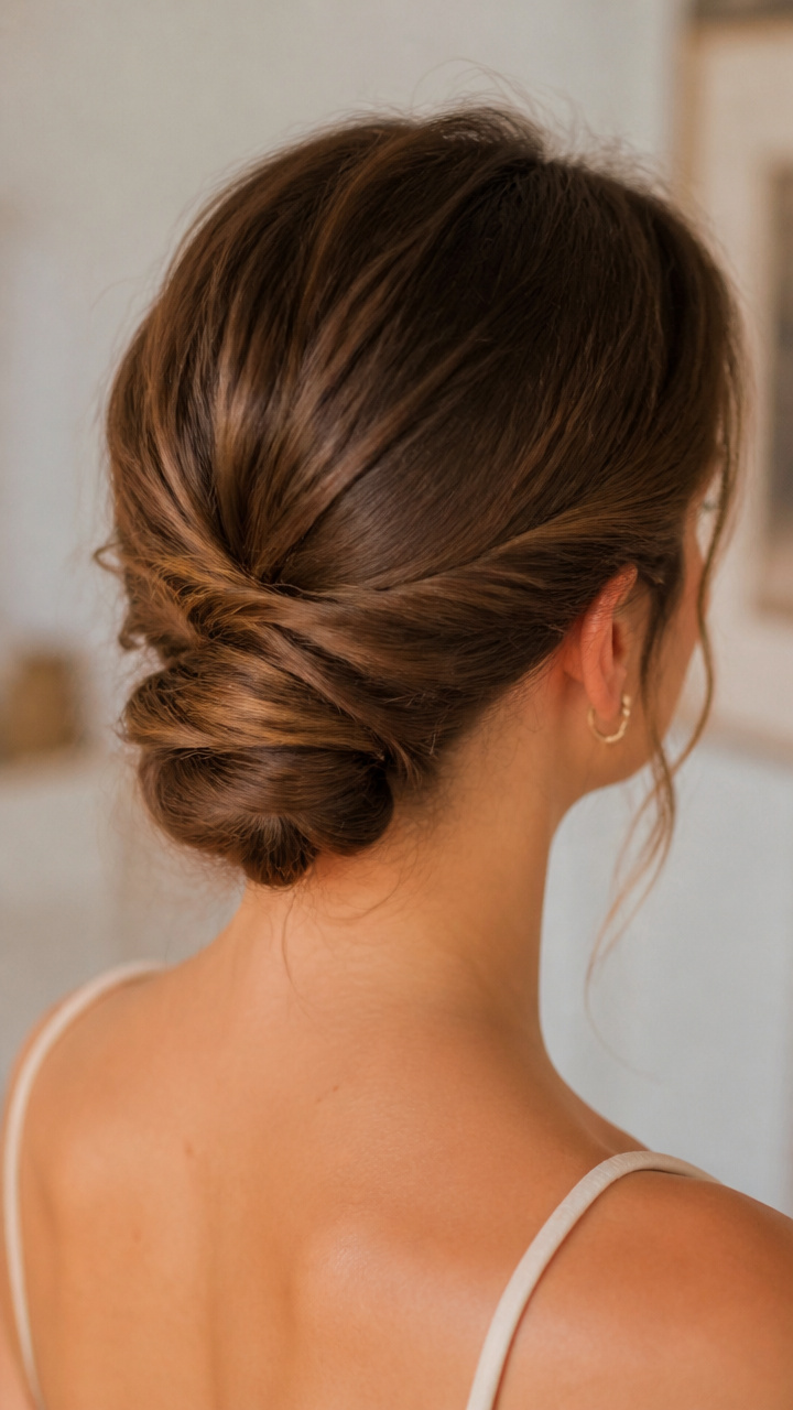 Low Twisted Chignon