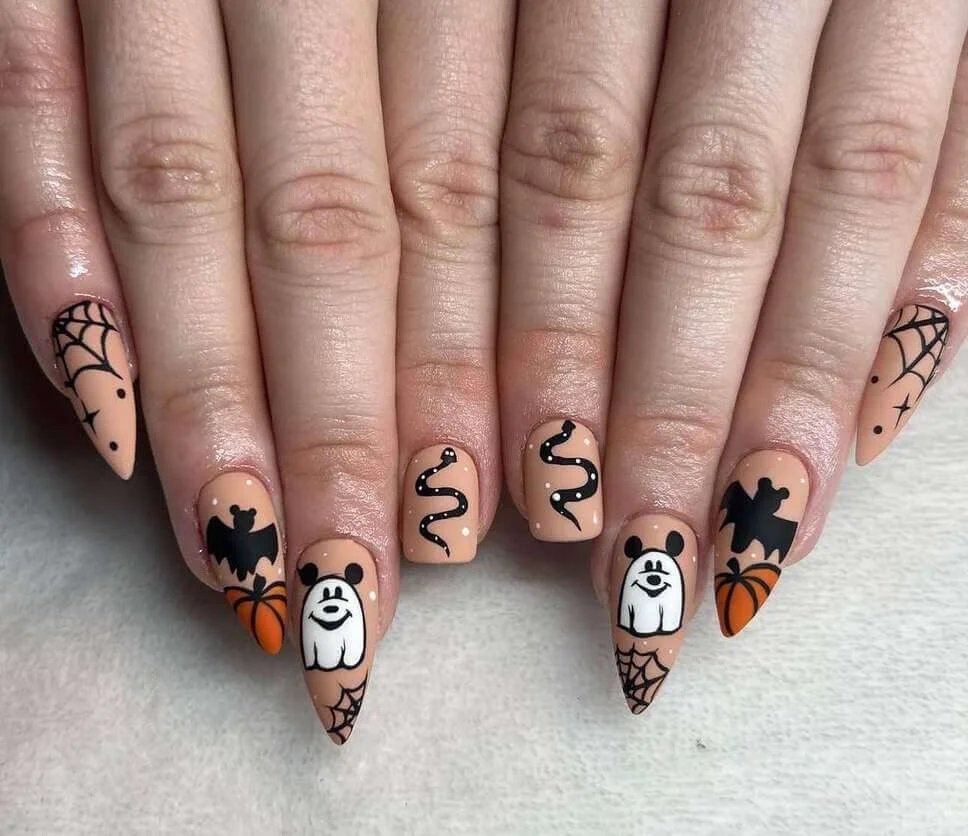 Matte Black Mickey Ghosts