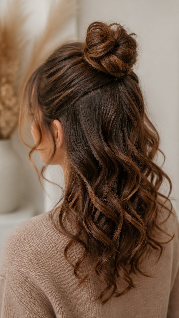 Mini Donut Bun with Curls