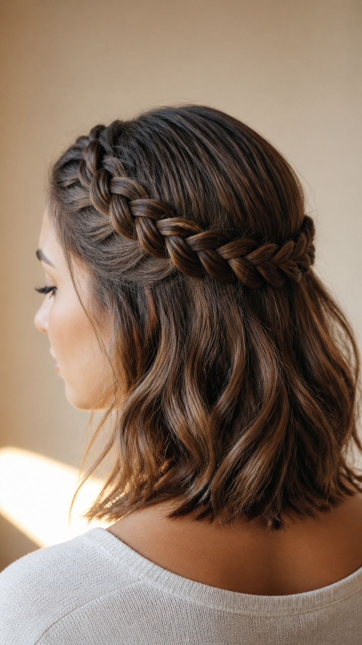 Mini Dutch Braid Crown