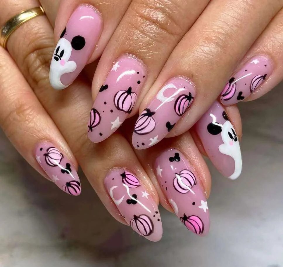 Pastel Mickey Pumpkins