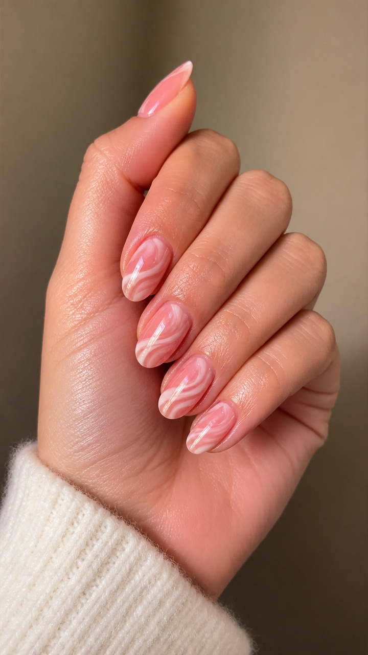 Peppermint Glaze Swirls