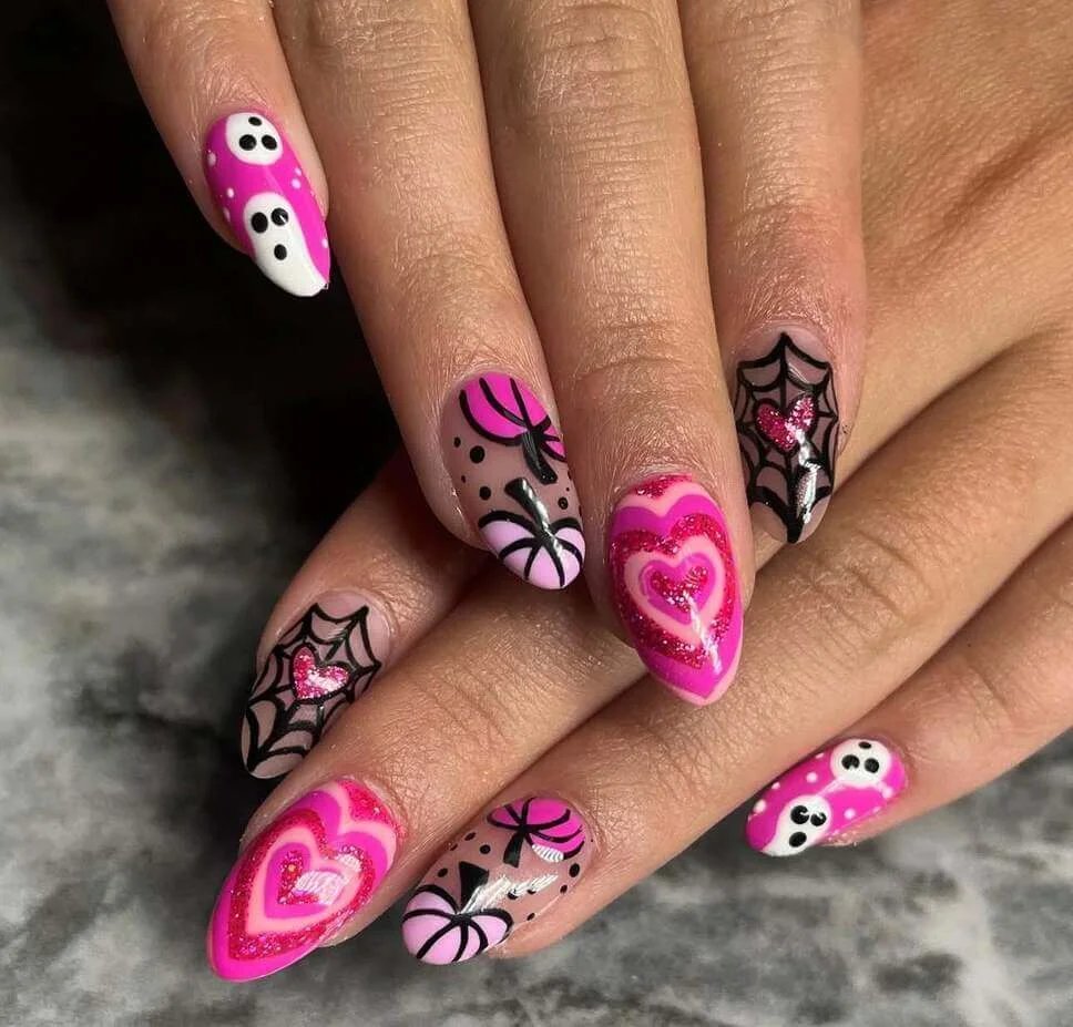 Pink Hearts and Ghosts