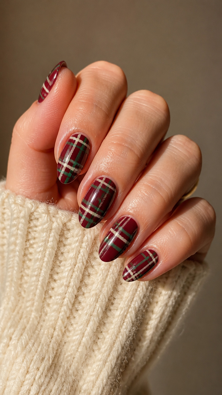 Plaid Holiday Sleeves