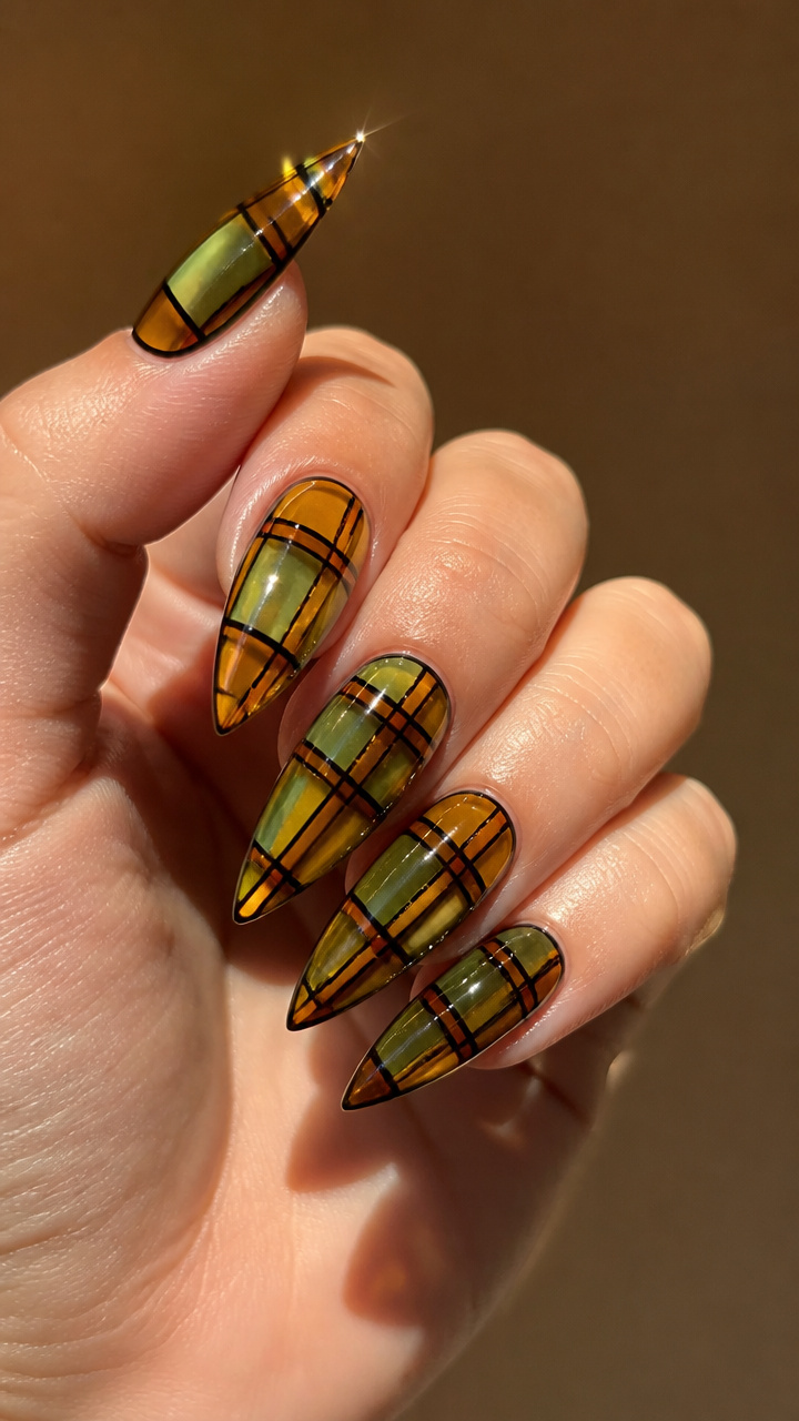Plaid Stained Glass