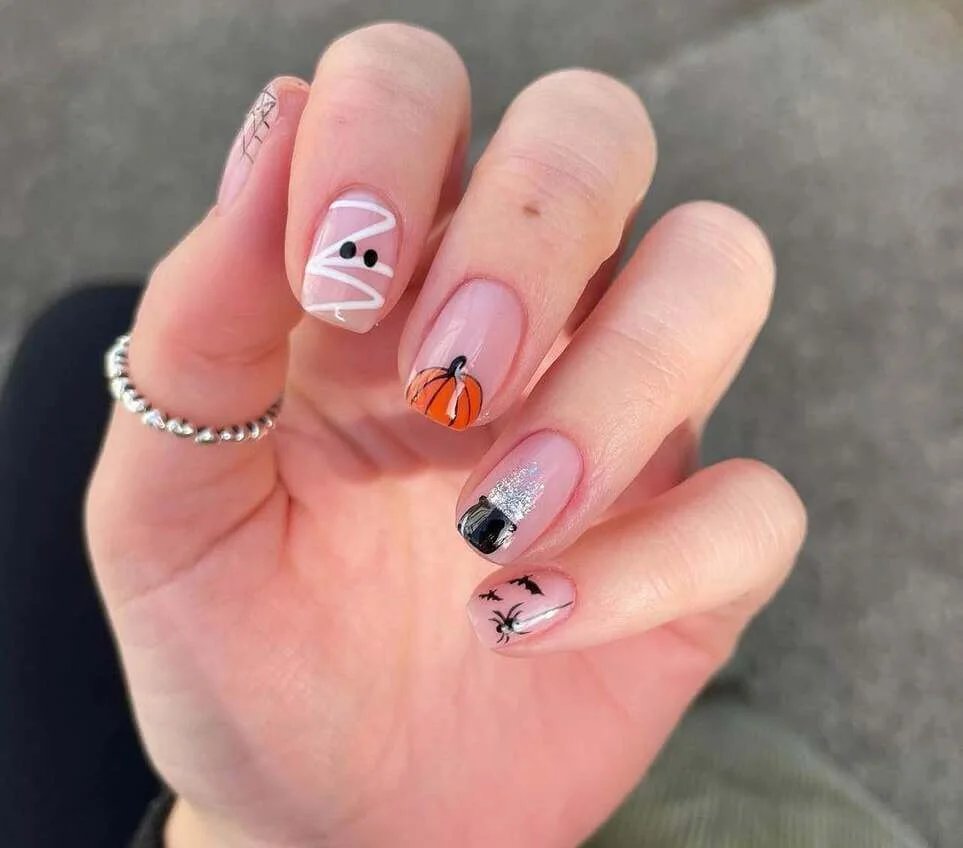 Playful Halloween Nails