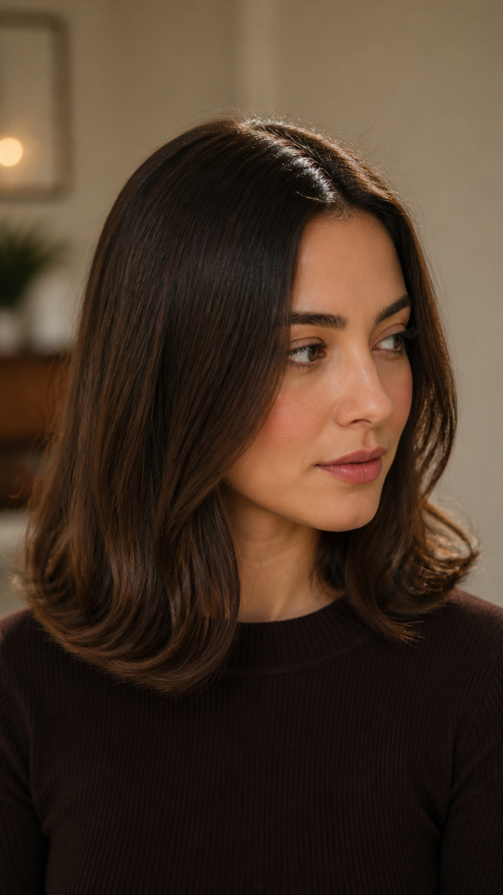 Polished Middle Part