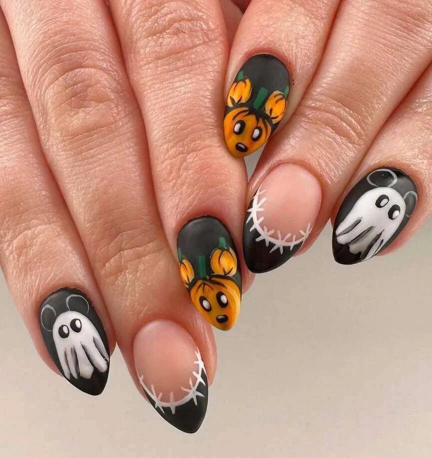 Pumpkin Pluto and Ghost Mickeys