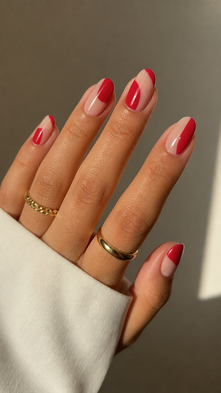 Red & Nude Negative Space