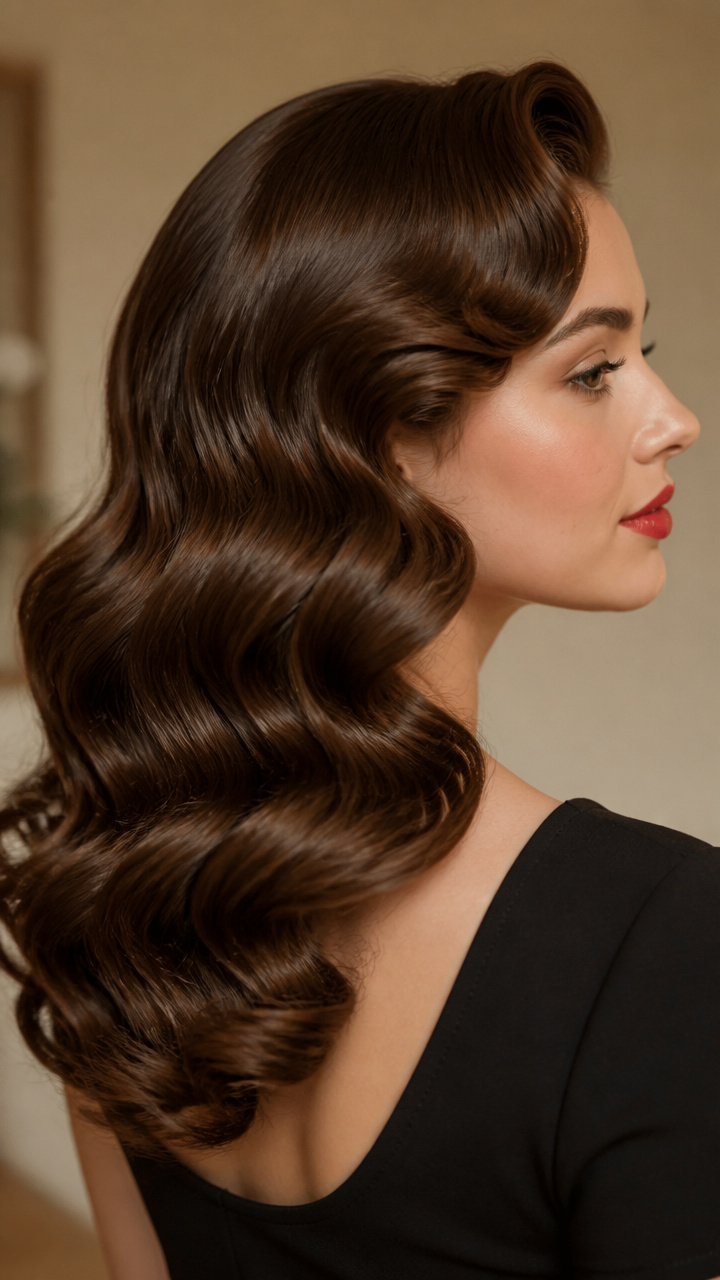 Retro Pin-Up Waves