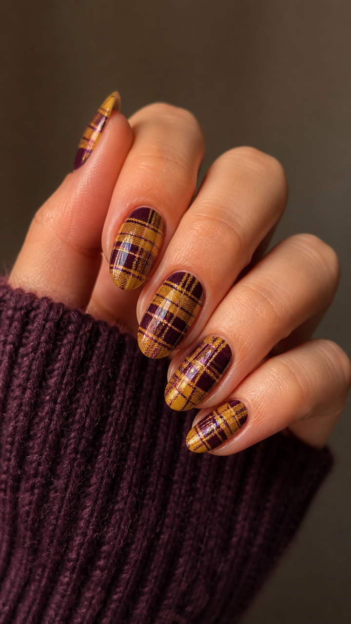 Twilight Plaid Glow