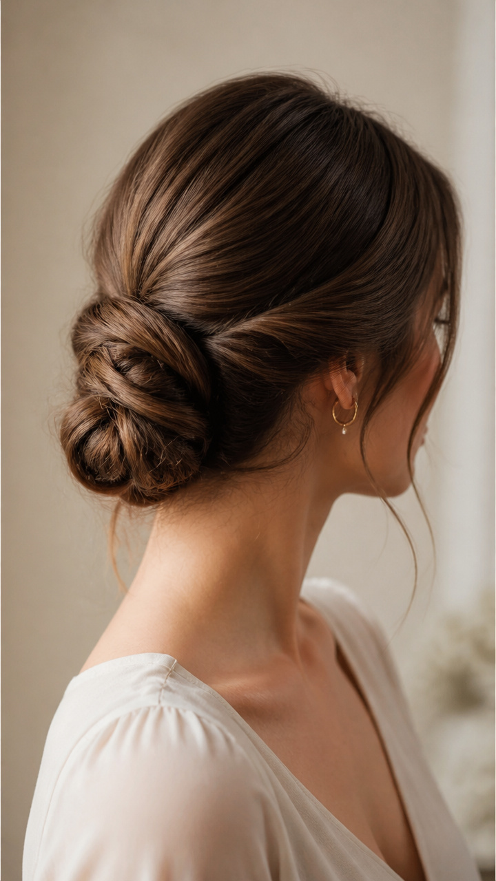 Twisted Chignon at Nape