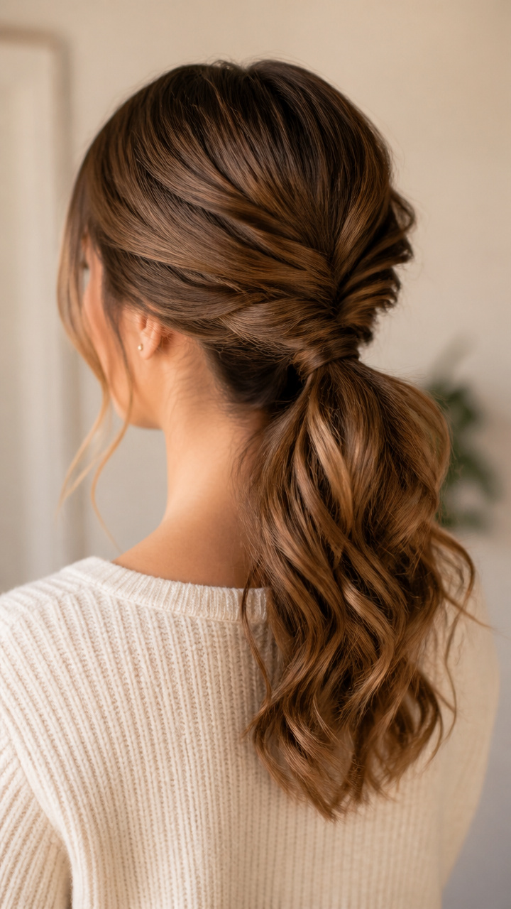 Twisted Pony with Curly Ends