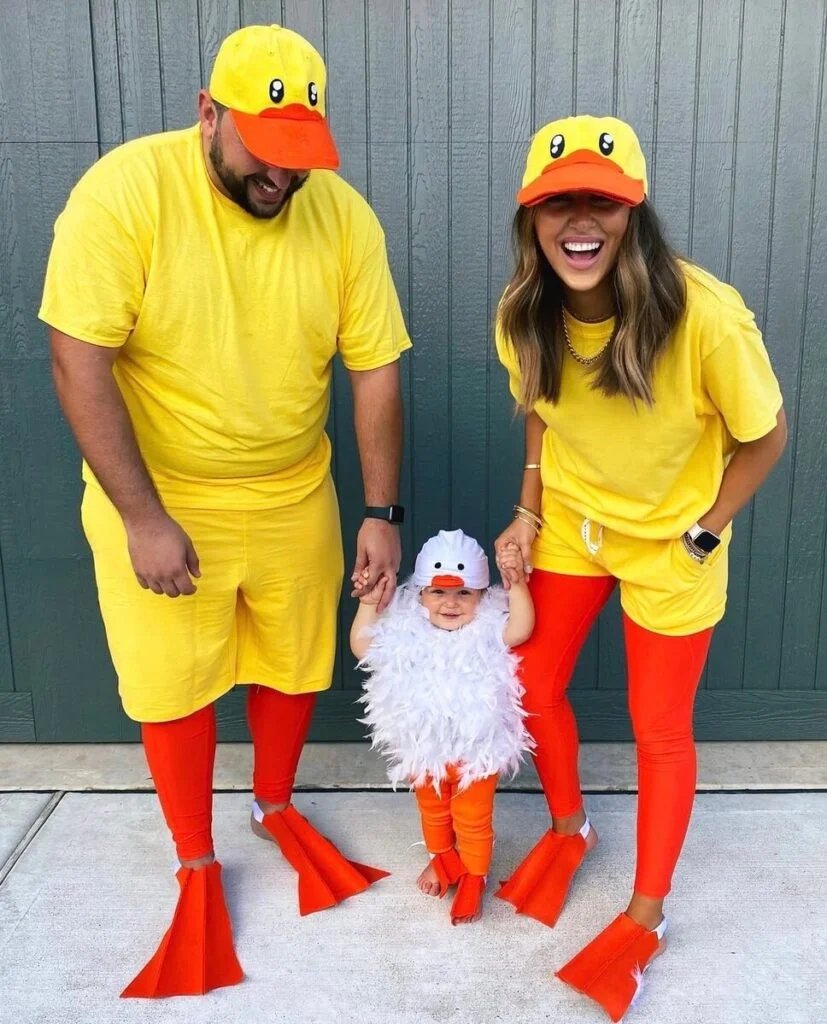 Yellow Duck Family
