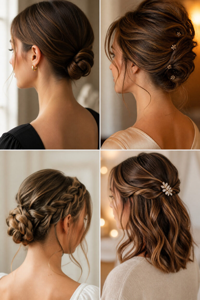25 Christmas Updos for Holiday Parties That Look Polished Without Feeling Overdone
