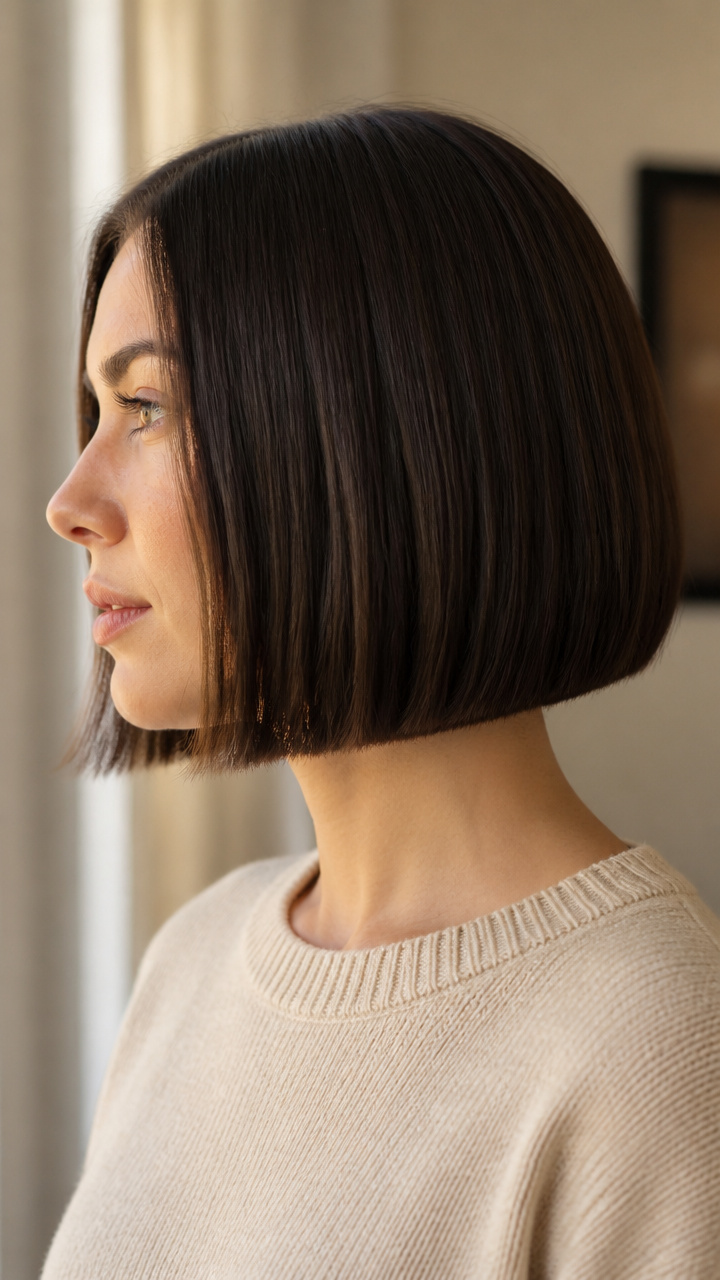 Blunt Chin-Length Bob